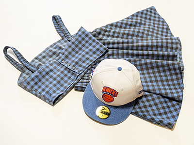 The top and the skirt, along with the hat.